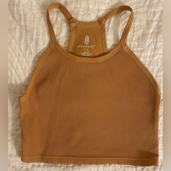Free People Happiness Runs Crop Top in Sprout Size XL NWOT - Picture 5 of 9